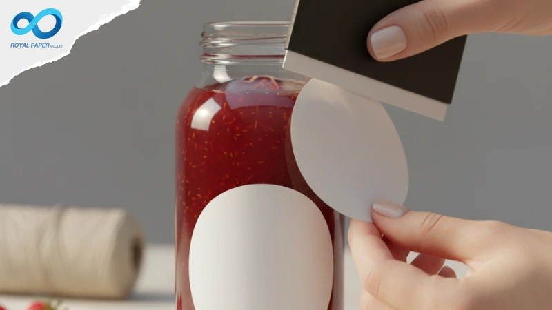 วิธีติดสติ๊กเกอร์ด้วยมือโดยใช้บัตรแข็งรีดไล่ฟองอากาศ เทคนิคบานพับ (Hinge Method) เพื่อให้สติ๊กเกอร์เรียบเนียน