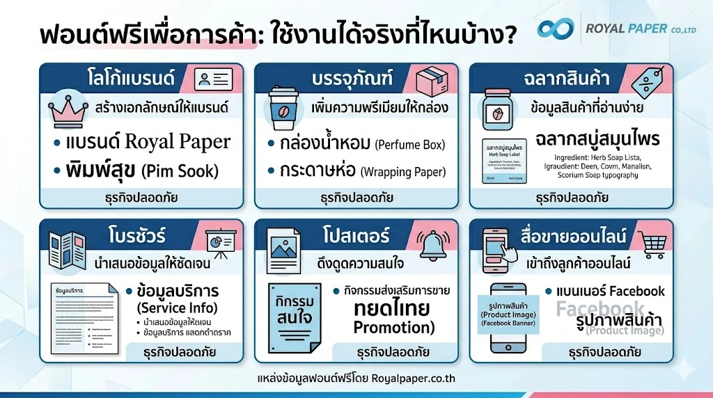 รวมฟอนต์ฟรีใช้เชิงพาณิชย์ สำหรับงานพิมพ์และแบรนด์ 3 ภาพสนับสนุนบทความ รวมฟอนต์ฟรีใช้เชิงพาณิชย์ สำหรับงานพิมพ์และแบรนด์ ส่วนที่ 2