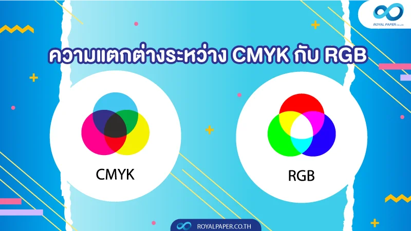 ความแตกต่างระหว่าง CMYK กับ RGB