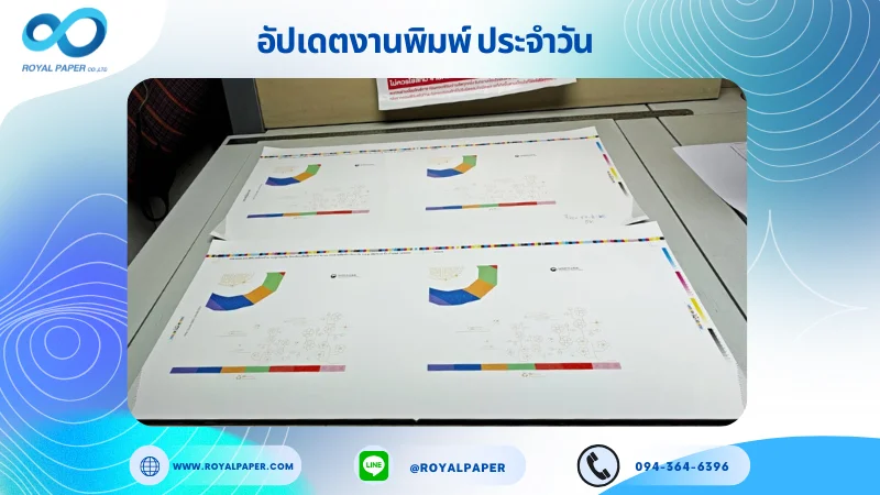 อัปเดตงานพิมพ์เลย์เดี่ยว วันที่ 27 ส.ค 68 ถุงกระดาษ ใช้กระดาษอาร์ตการ์ด 350 แกรม เคลือบด้าน รองหู+รองก้น ร้อยเชือกเปียสีขาว ยาว 40 cm ขนาด 28 X 14.33 นิ้ว พิมพ์ด้วยระบบ OFFSET 4 สี